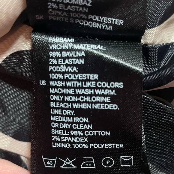 H&M Women Coat 4 Black Contrast Lining Trench Long Line Stylish Jacket Chic - Picture 9 of 11